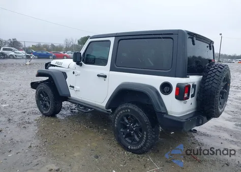 2020 Jeep Wrangler Willys Sport 4X4 z USA, uszkodzony, nr VIN 1C4GJXAG2LW215543